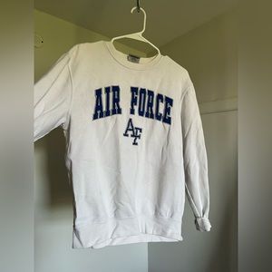 White Air Force crewneck